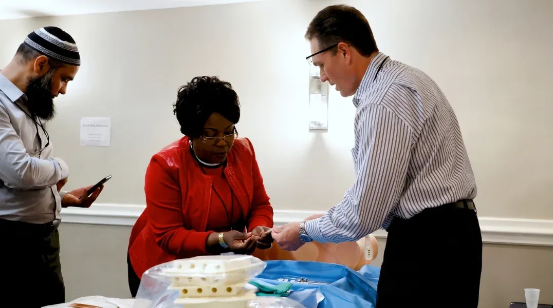 A WCGTX medical assistant supporting the care team
